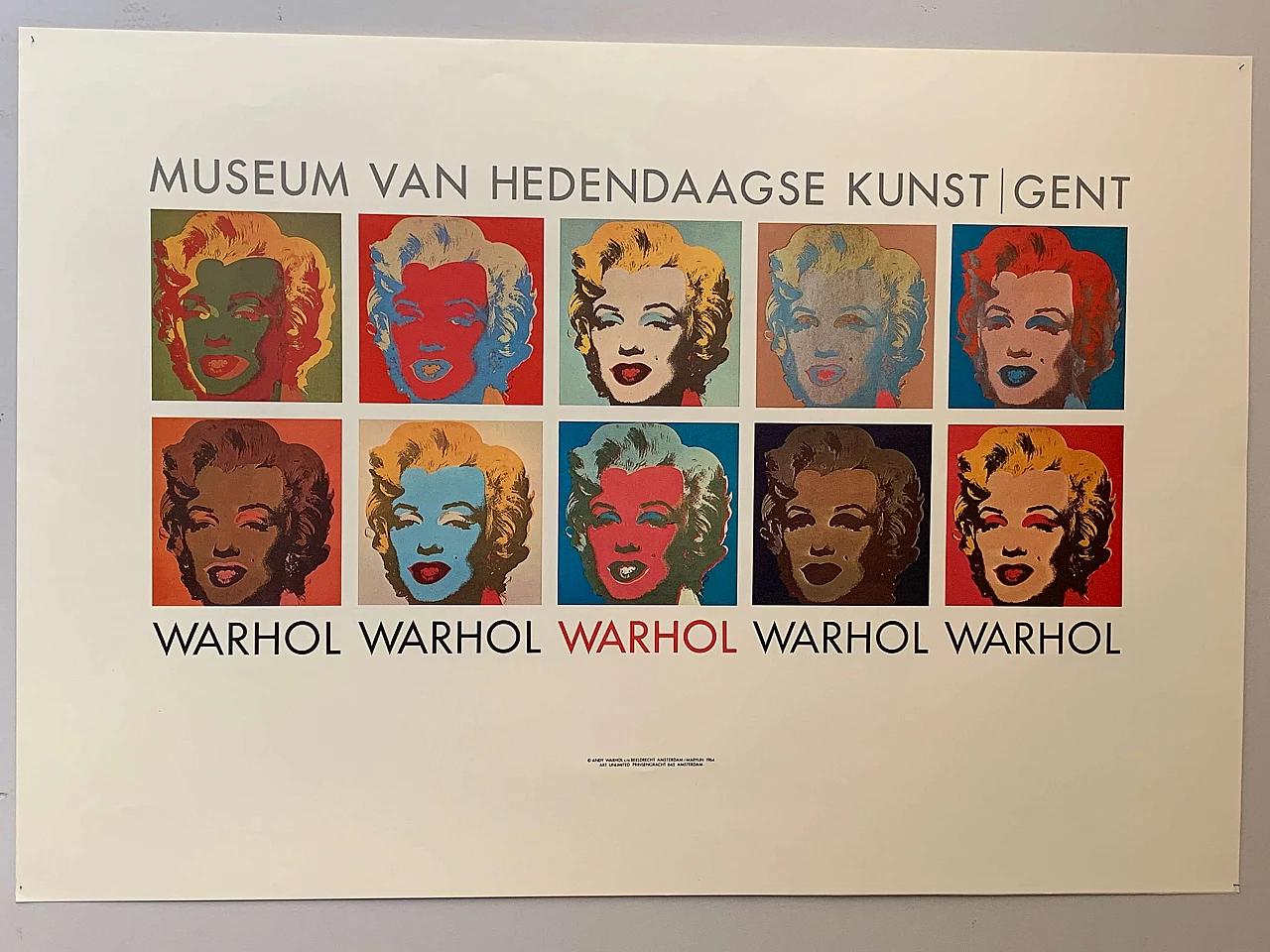 Poster Mostra Andy Warhol, anni '70 1092076