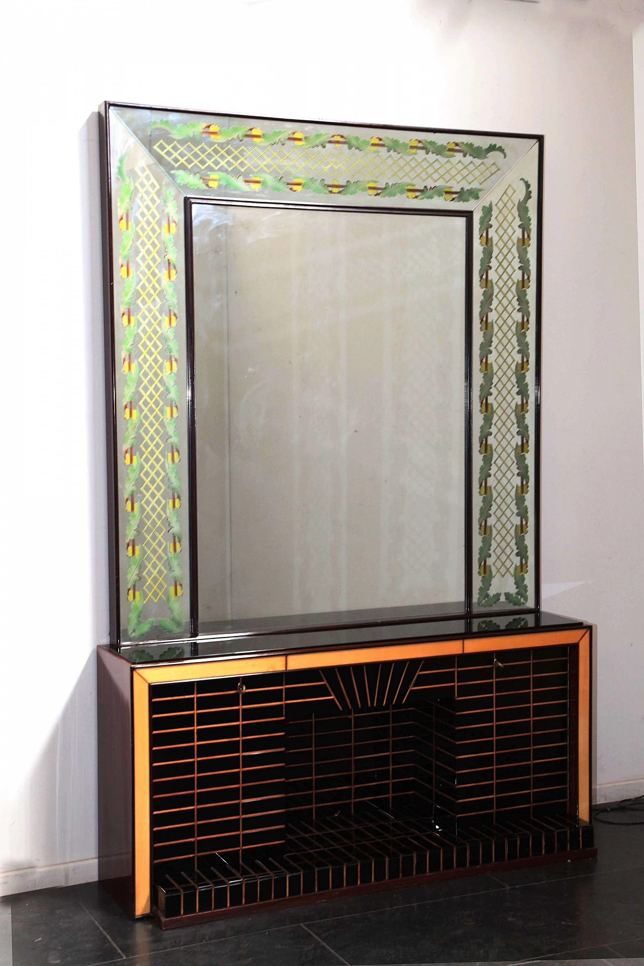 Sideboard with Mirror by Luigi Brusotti, 1940s 1092657