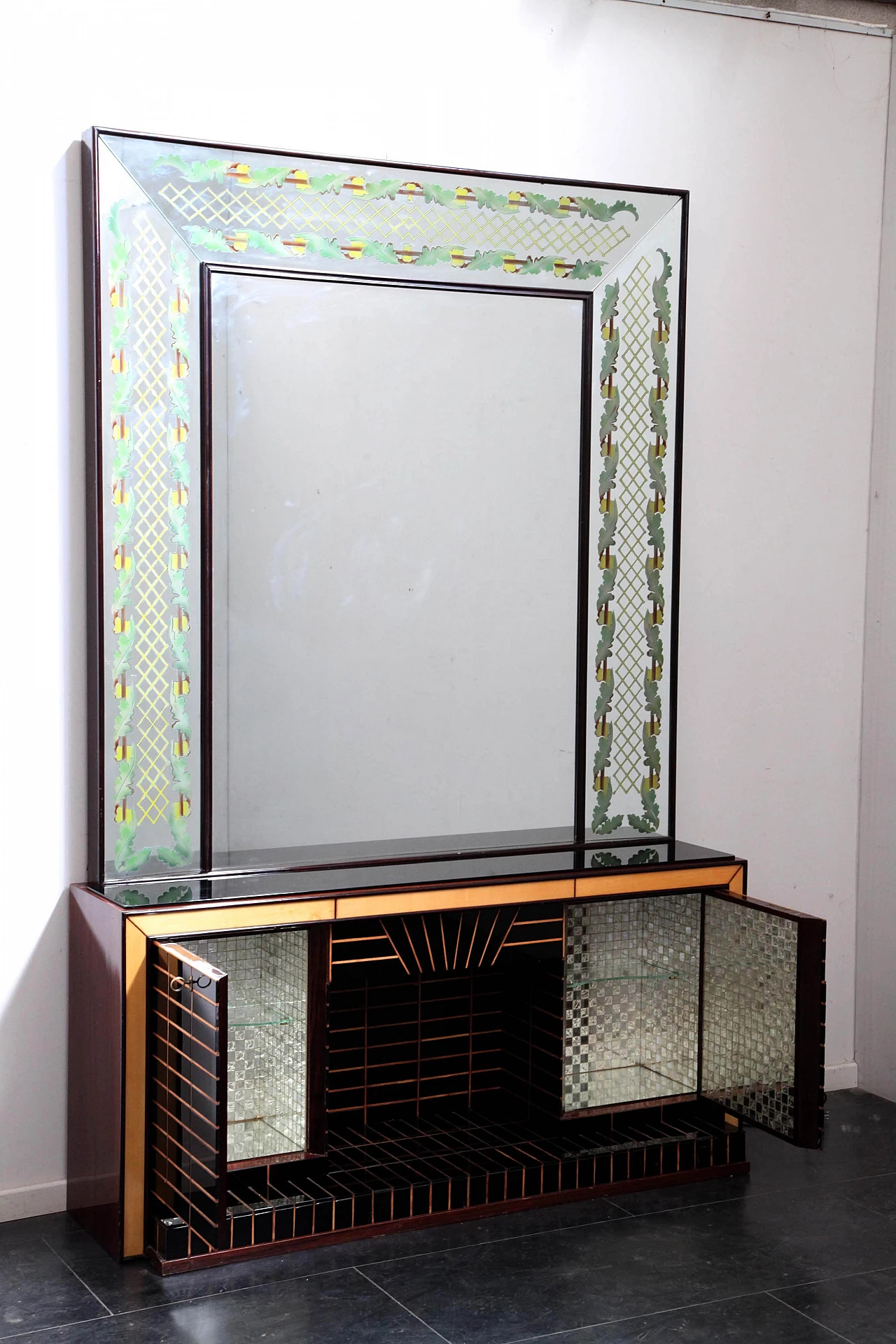 Sideboard with Mirror by Luigi Brusotti, 1940s 1092658