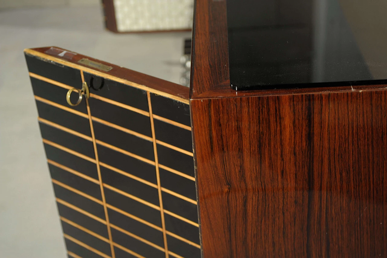 Sideboard with Mirror by Luigi Brusotti, 1940s 1092659