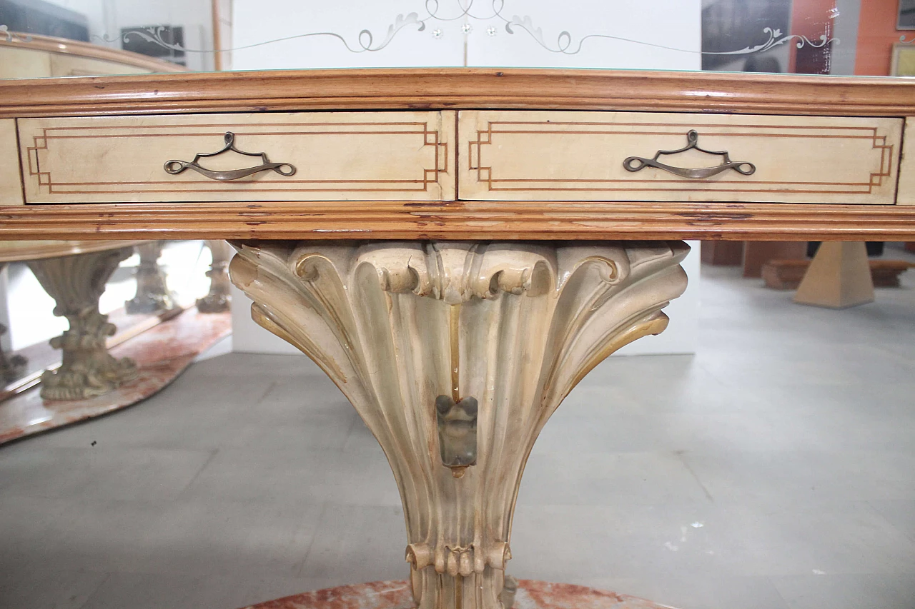 Console with mirror of La Permanente Furniture Cantù, 1940s 1092685