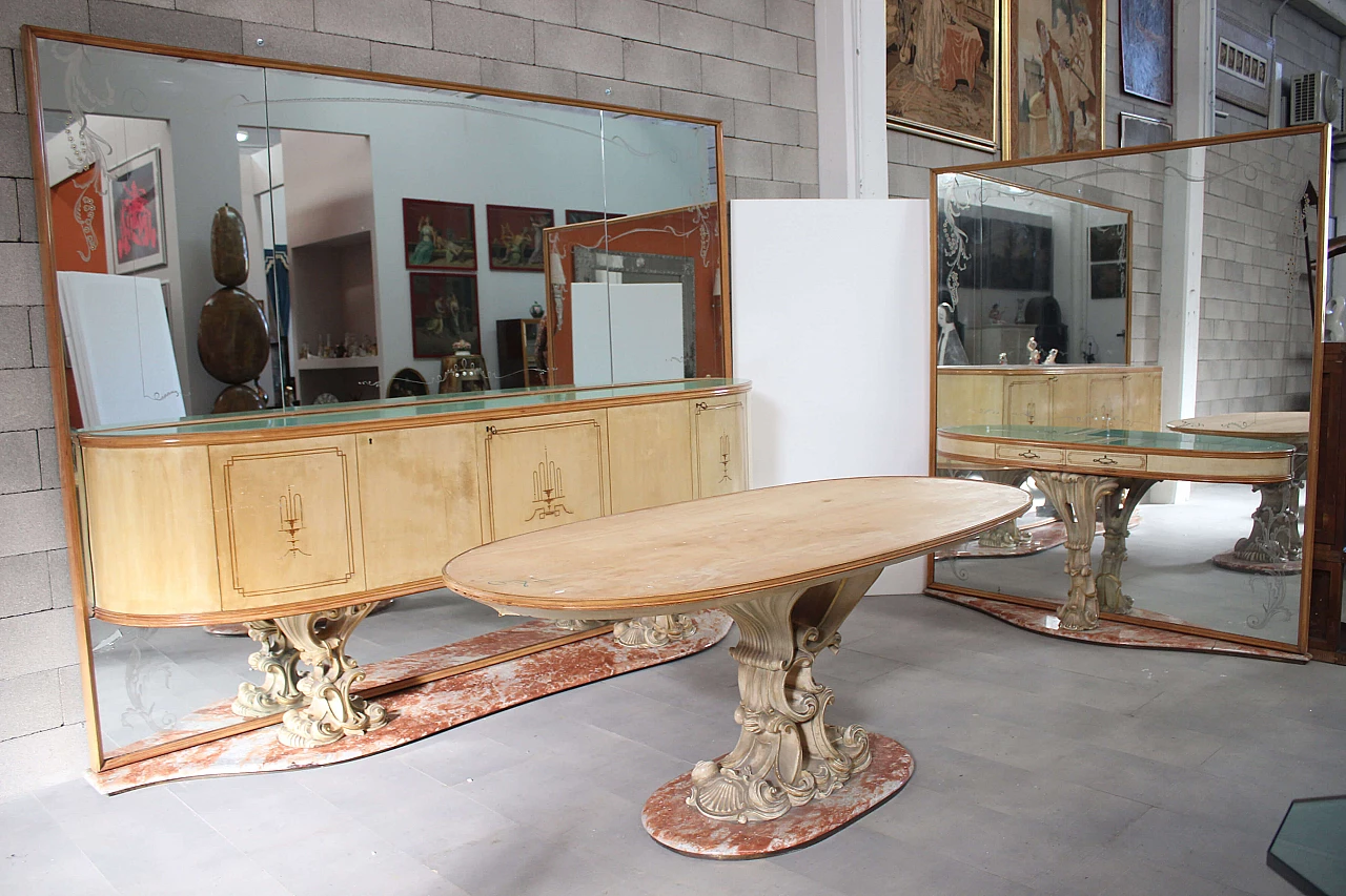 Tavolo da pranzo di La Permanente Mobili Cantù, anni '40 1092699