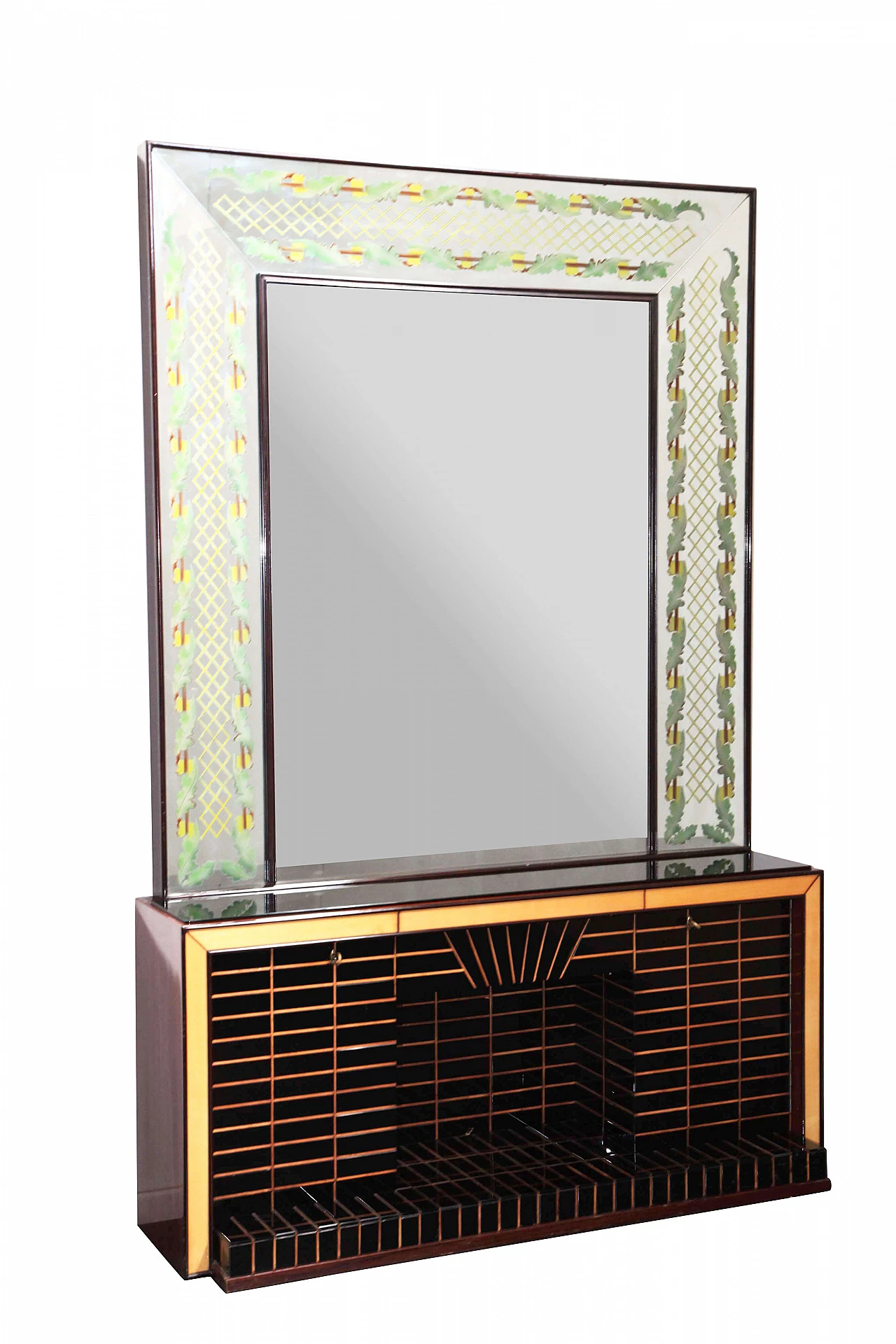 Sideboard with Mirror by Luigi Brusotti, 1940s 1092849