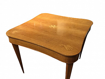 Ash wood playing table, 1940s