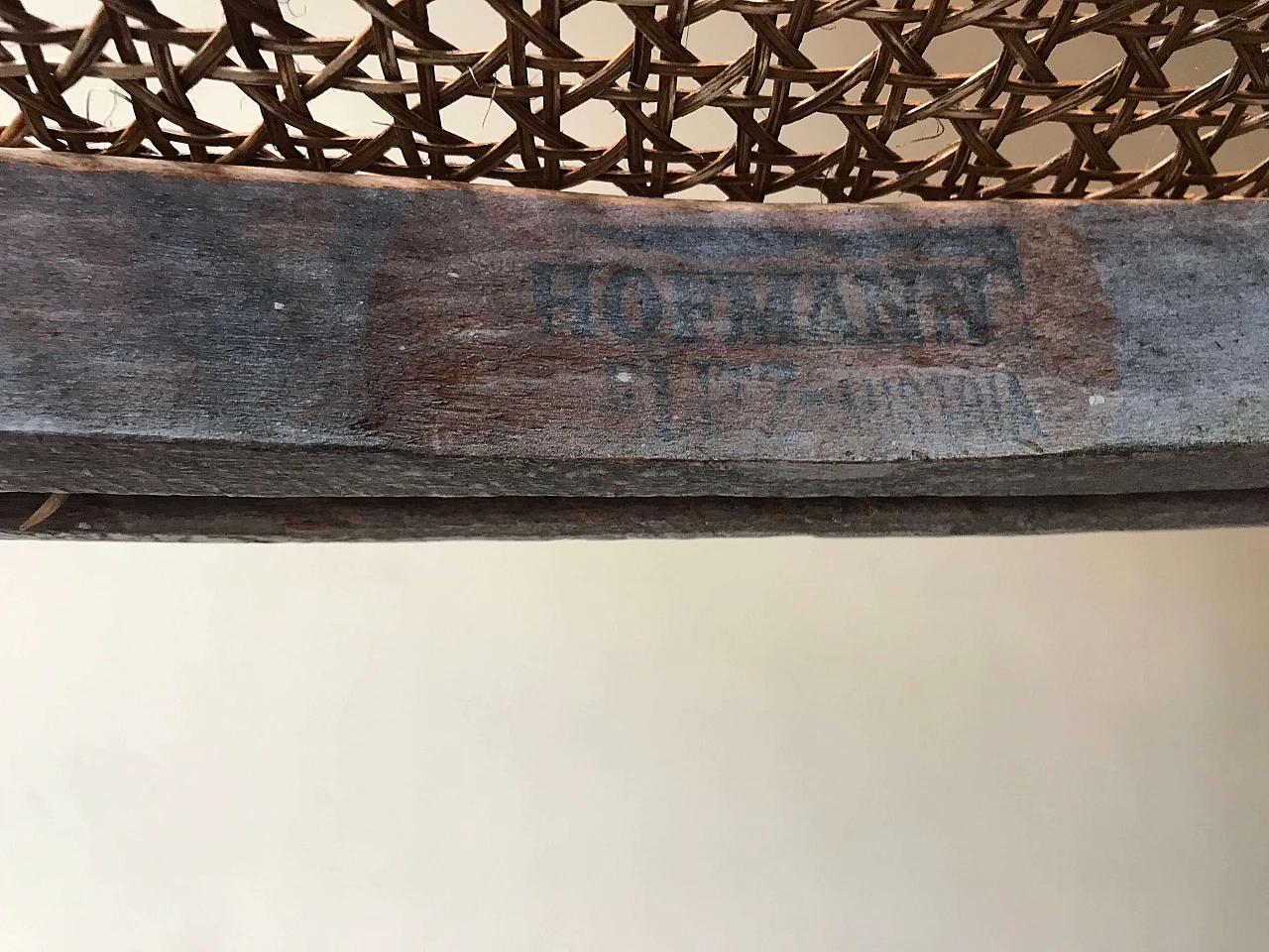 4 sedie Hofmann in paglia di Vienna, primi '900 1092966