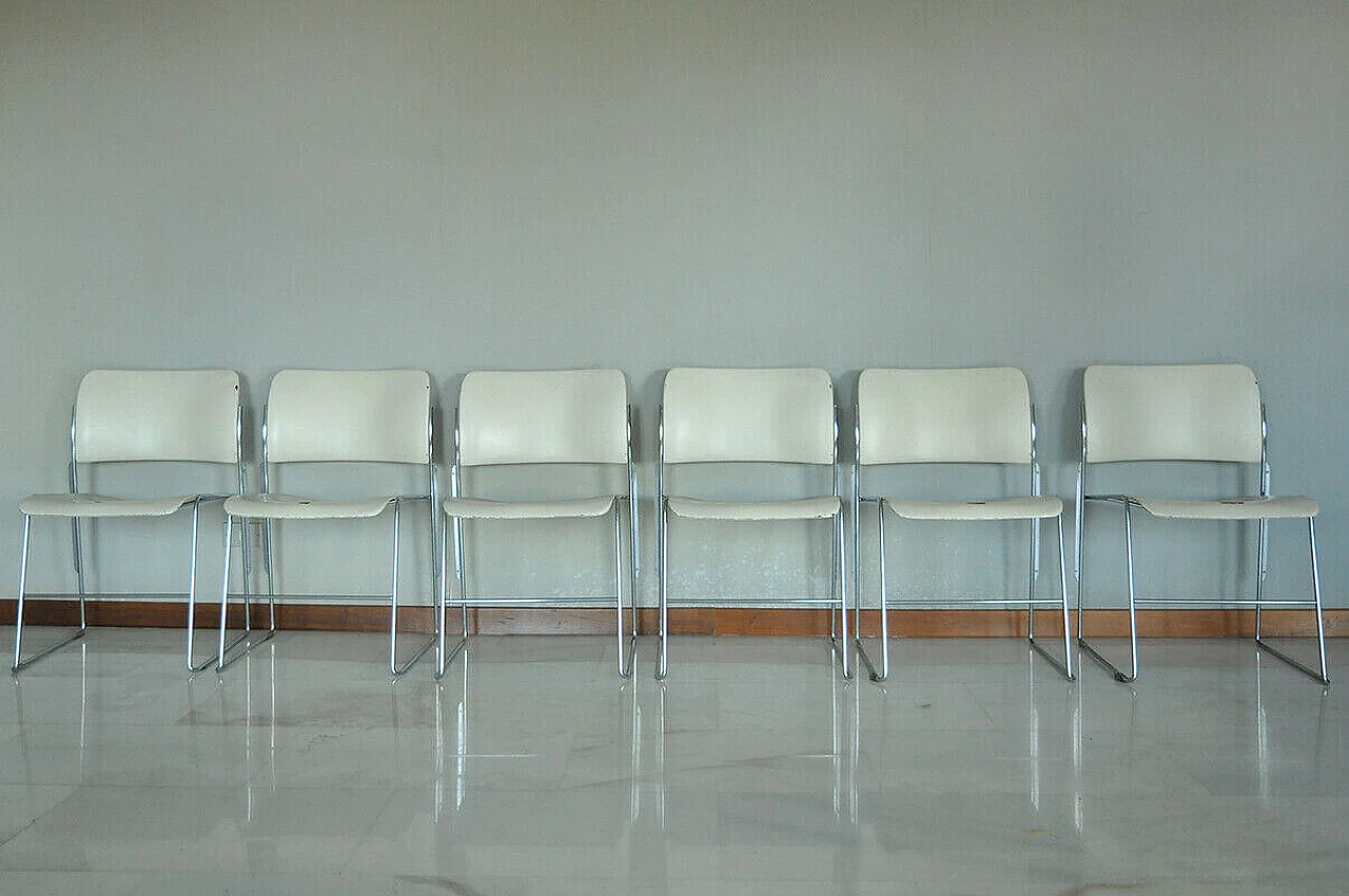 6 40/4 Chairs by David Rowland for GF Furniture System, 70s 1093076