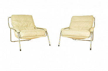 Pair of Maggiolina armchairs by Marco Zanuso for Zanotta, 1947