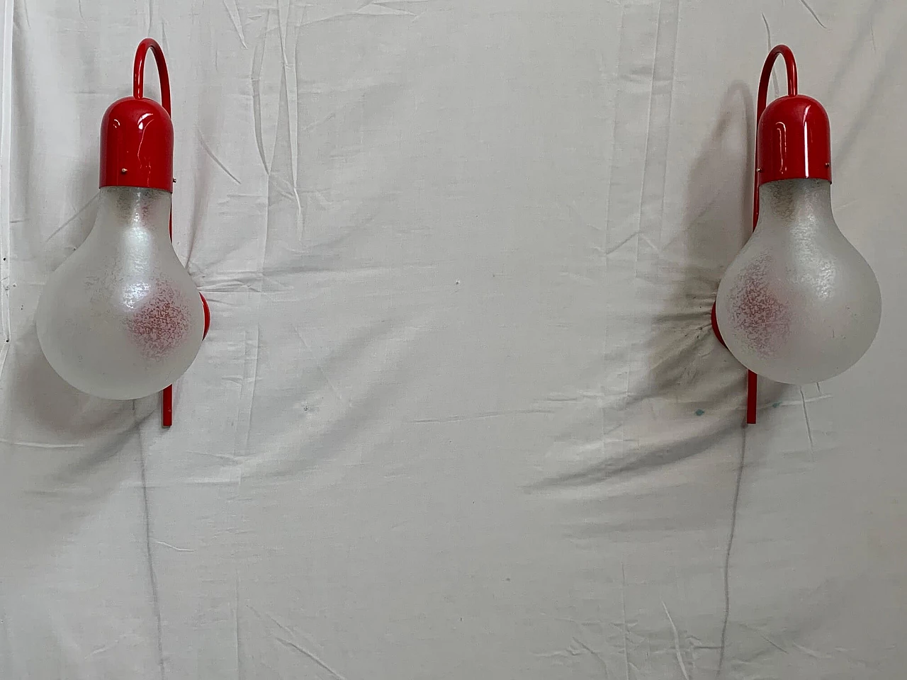 Pair of wall sconce Stilux Milano, 60s 1093628