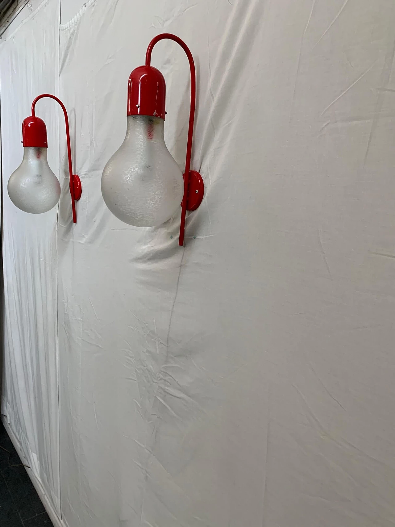 Pair of wall sconce Stilux Milano, 60s 1093635