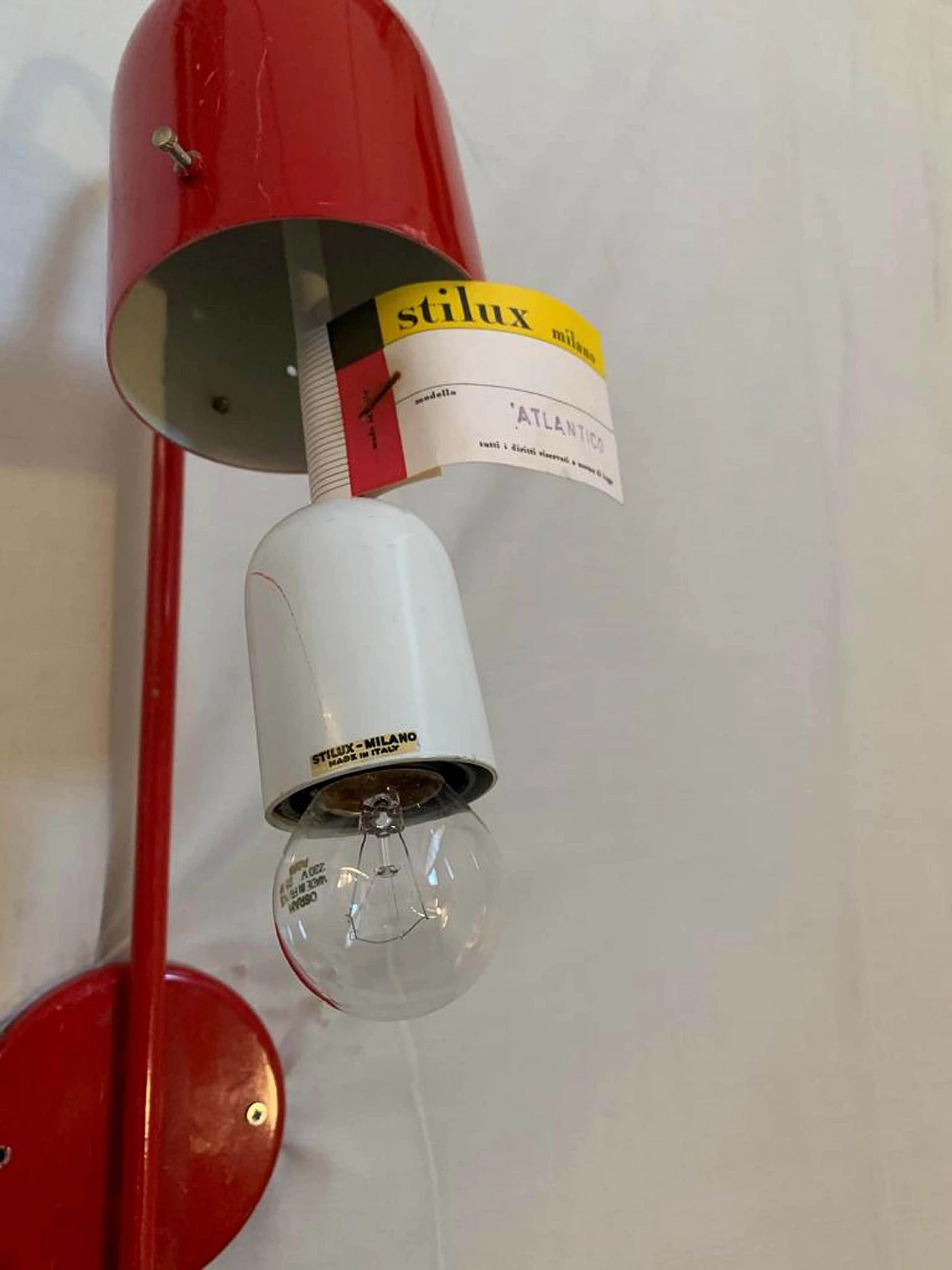 Pair of wall sconce Stilux Milano, 60s 1093637