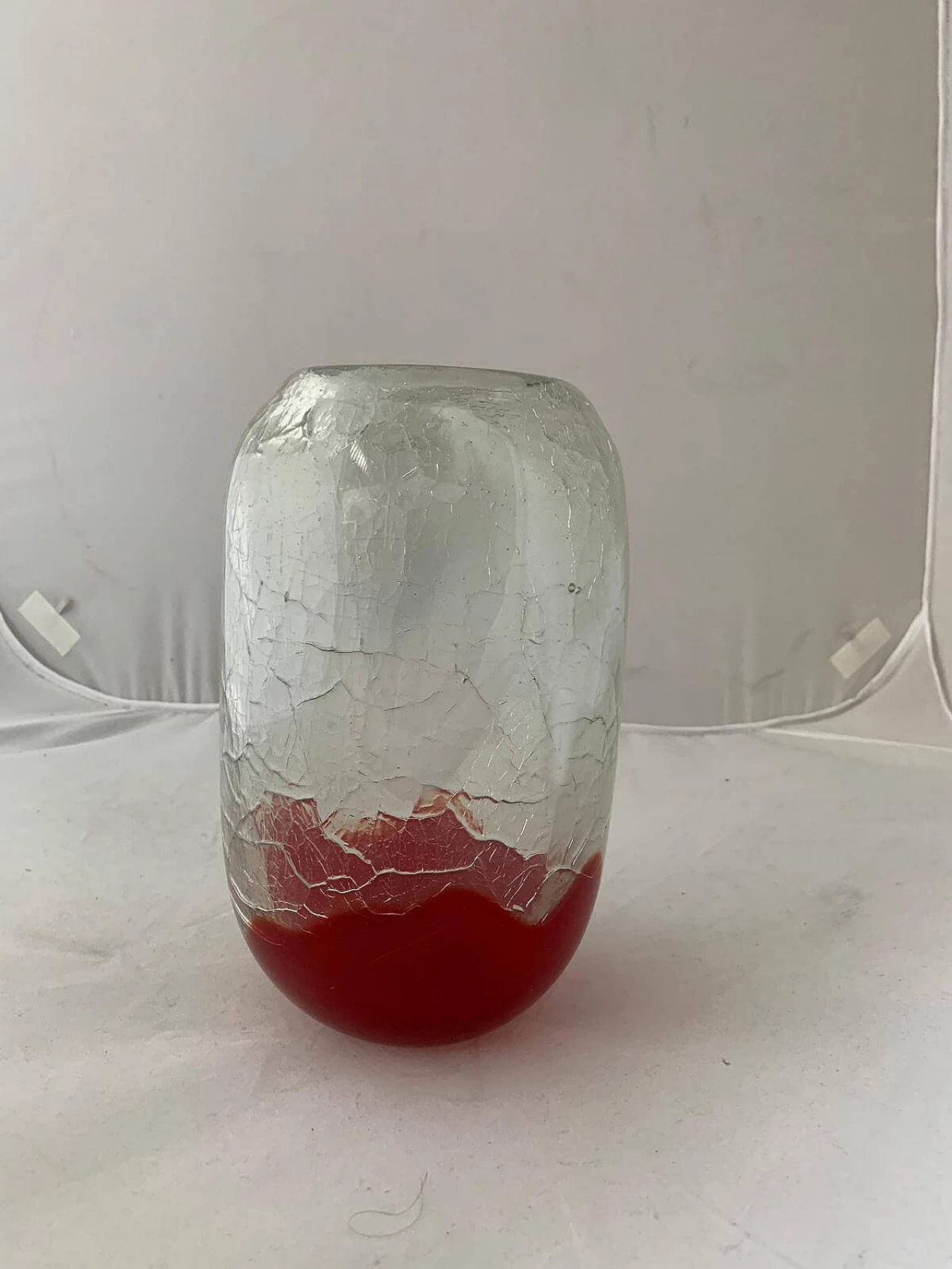 Russian Glass Vase by Svetlana Beskinskaja, 1960s 1093740