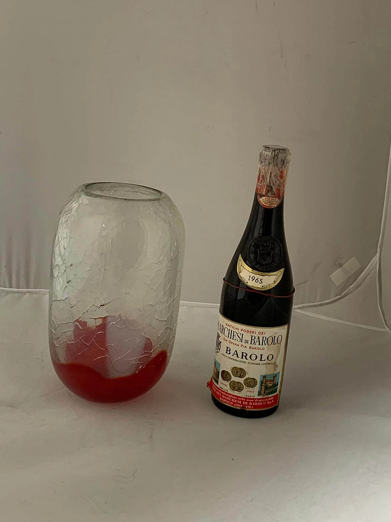 Russian Glass Vase by Svetlana Beskinskaja, 1960s 1093741