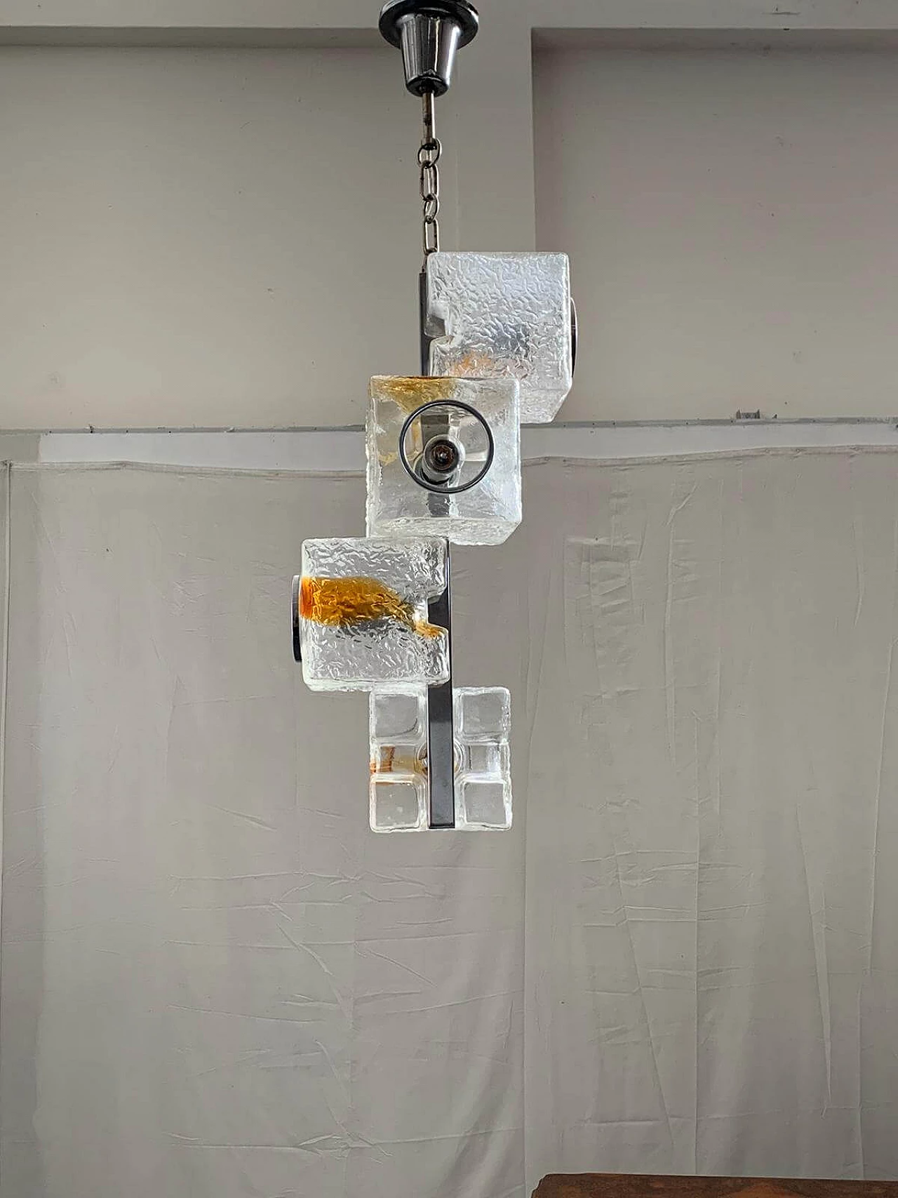 Lampadario in vetro di Murano, Toni Zuccheri per Veart 1093983