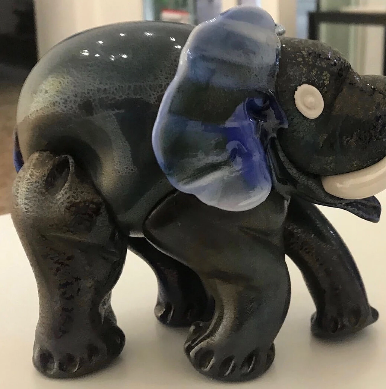 Murano Glass Elephant by MVM Cappellin, 1930s 1094091