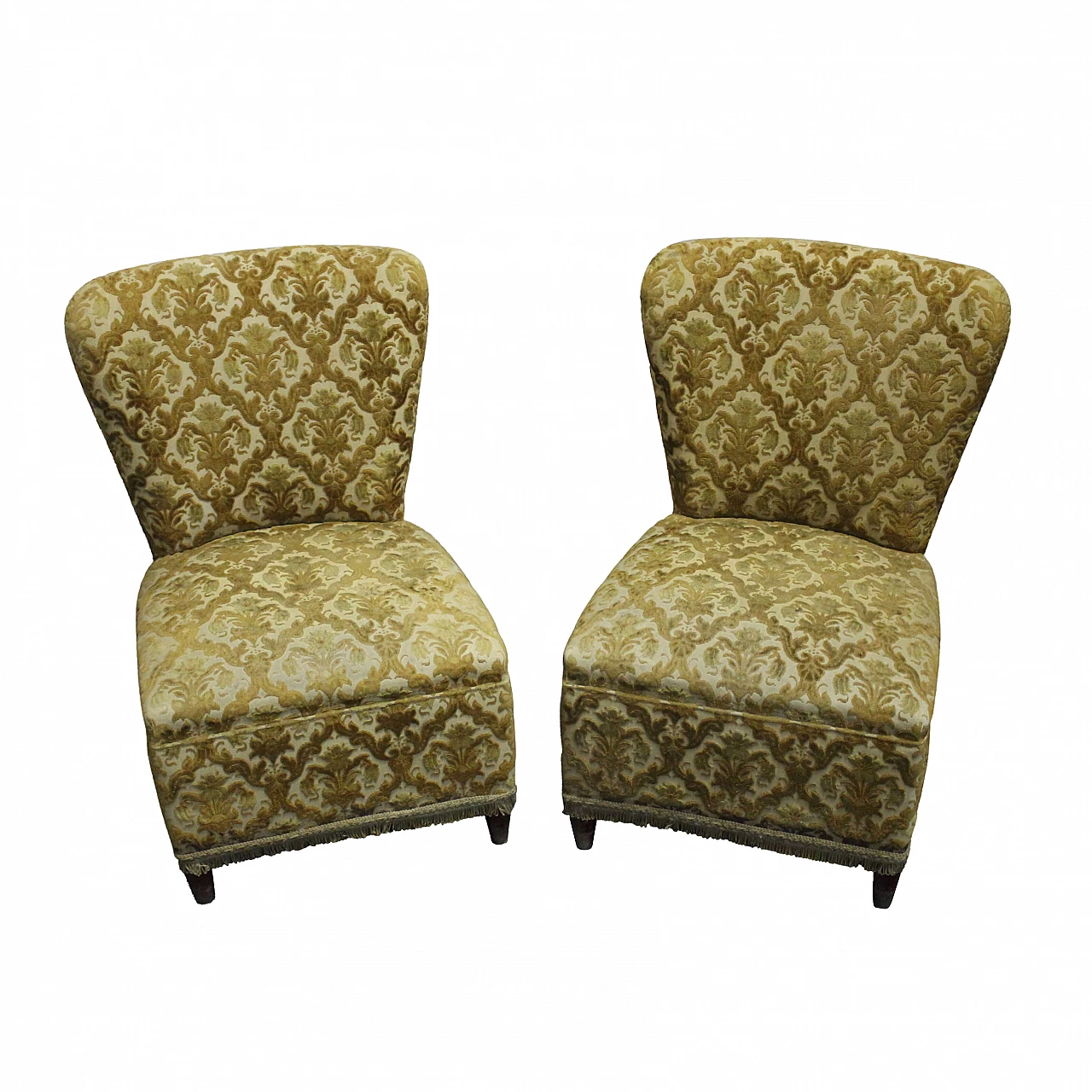 Pair of boudoir chairs, 1950s 1094400