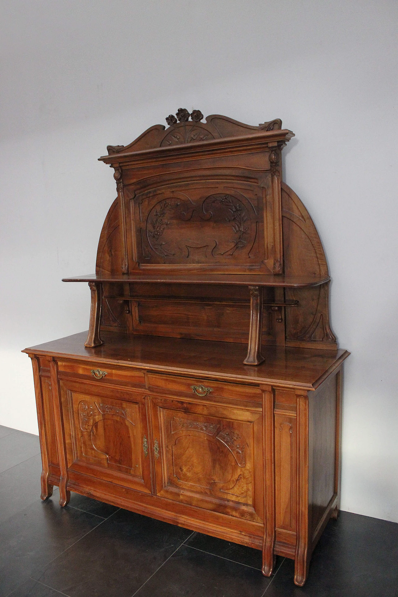 Set per sala da pranzo in ciliegio Art Nouveau di Pierre Mathieu, inizio '900 1094446