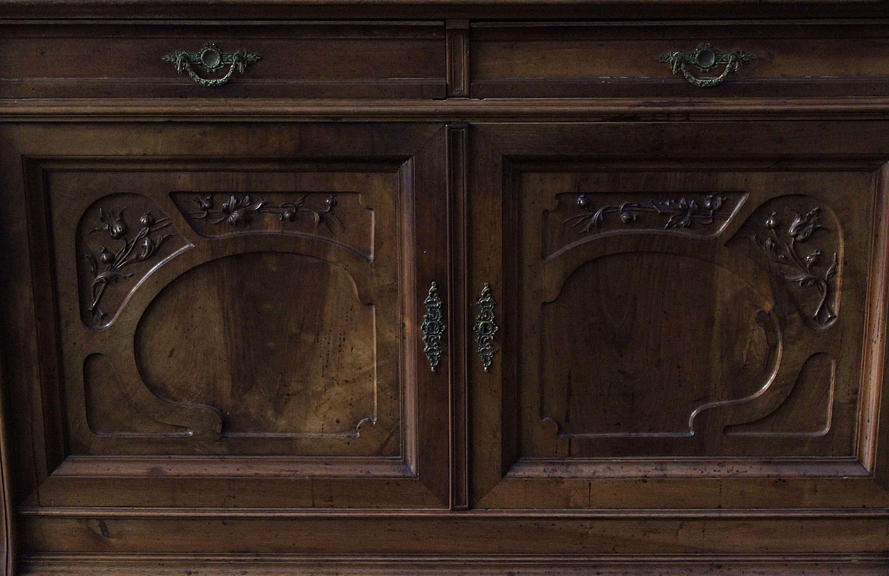 Set per sala da pranzo in ciliegio Art Nouveau di Pierre Mathieu, inizio '900 1094450