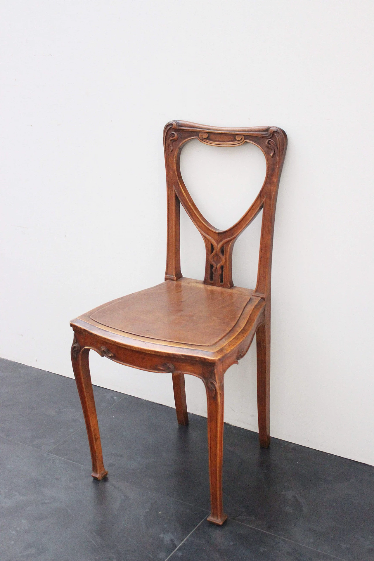 Set per sala da pranzo in ciliegio Art Nouveau di Pierre Mathieu, inizio '900 1094457