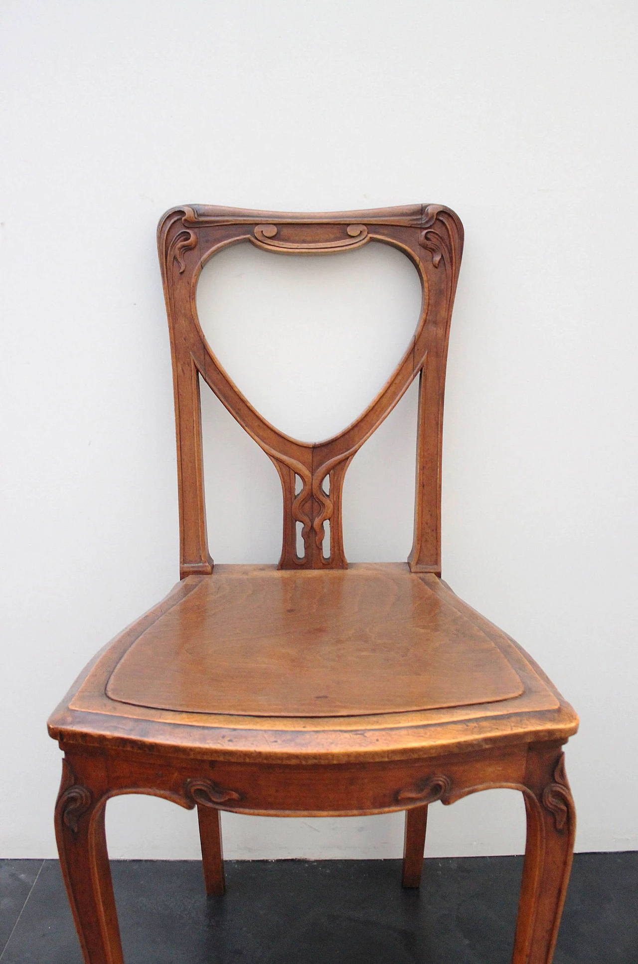 Set per sala da pranzo in ciliegio Art Nouveau di Pierre Mathieu, inizio '900 1094458