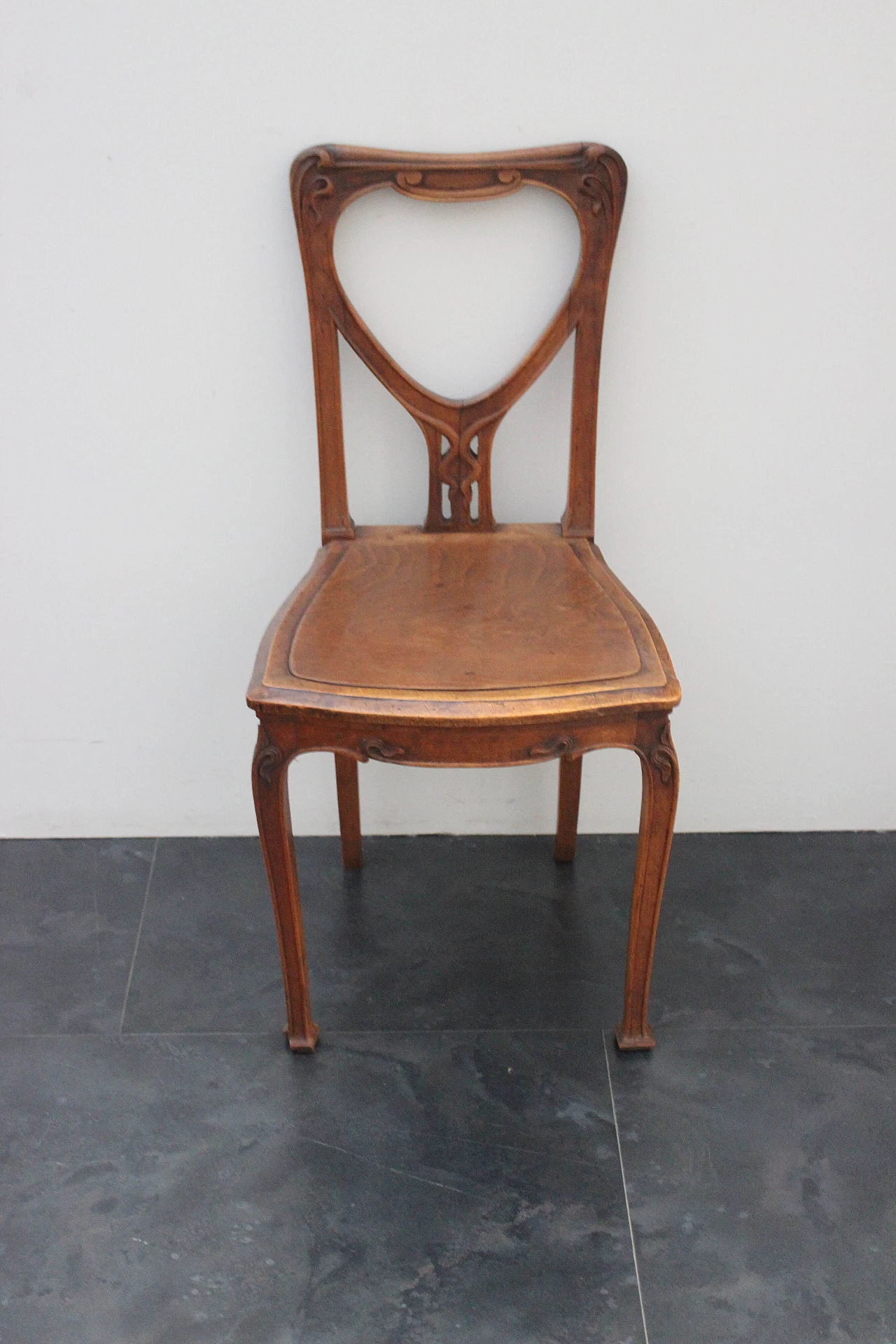 Set per sala da pranzo in ciliegio Art Nouveau di Pierre Mathieu, inizio '900 1094461