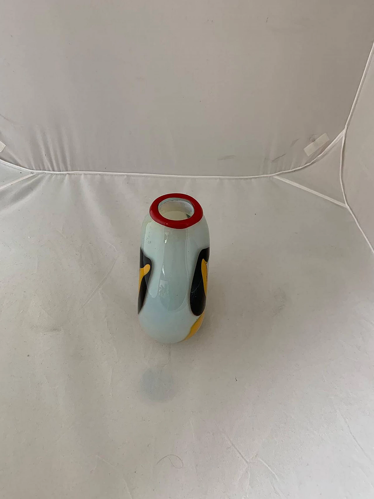 Opaline glass vase by Ludmilla & Dimitri Shushkanov, 1970s 1094594