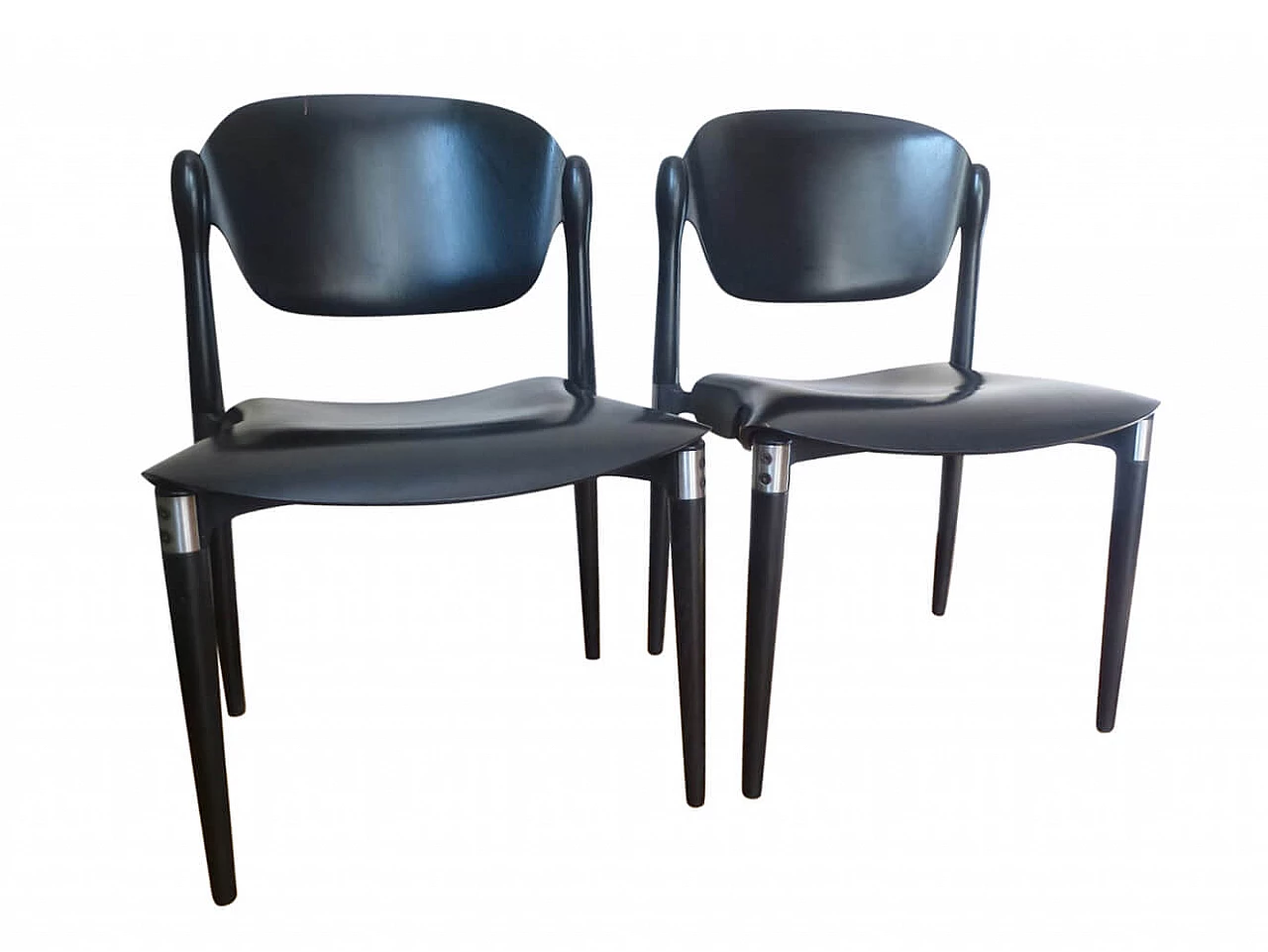 Coppia di sedie S83 di Eugenio Gerli per Tecno 1094802