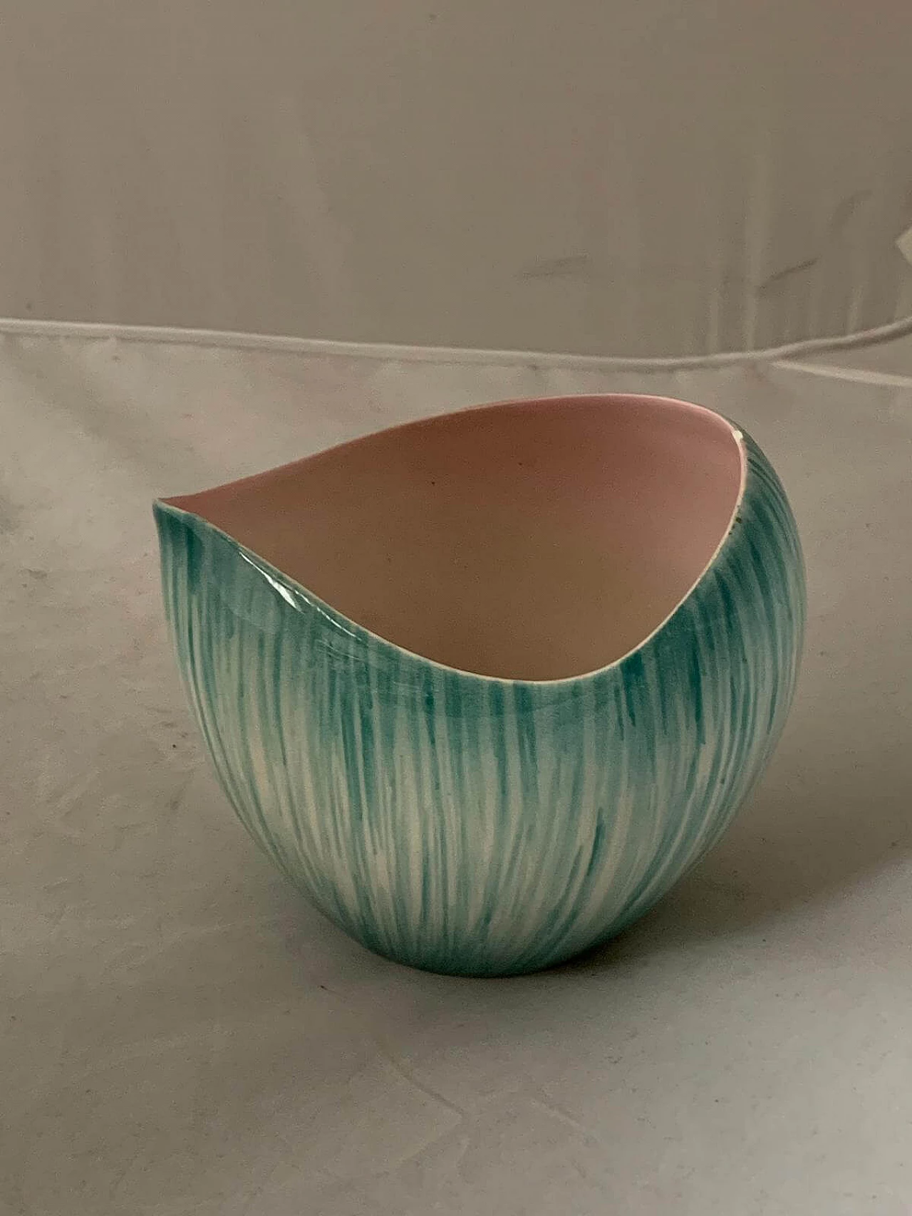 Ceramic vase signed ViBi Torino, 1950s 1094861