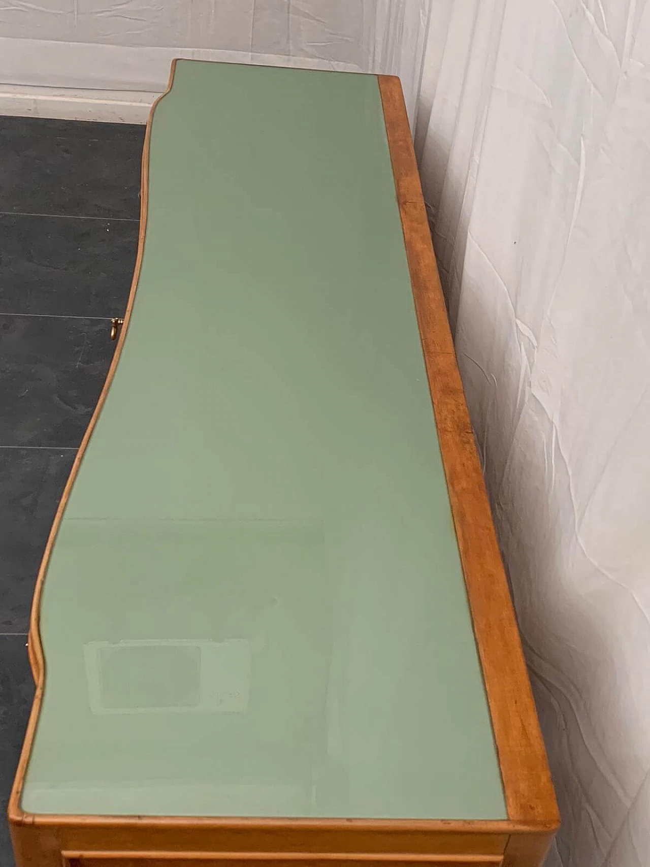 Cassettiera e coppia di comodini di Saffa Milano, anni '50 1095182