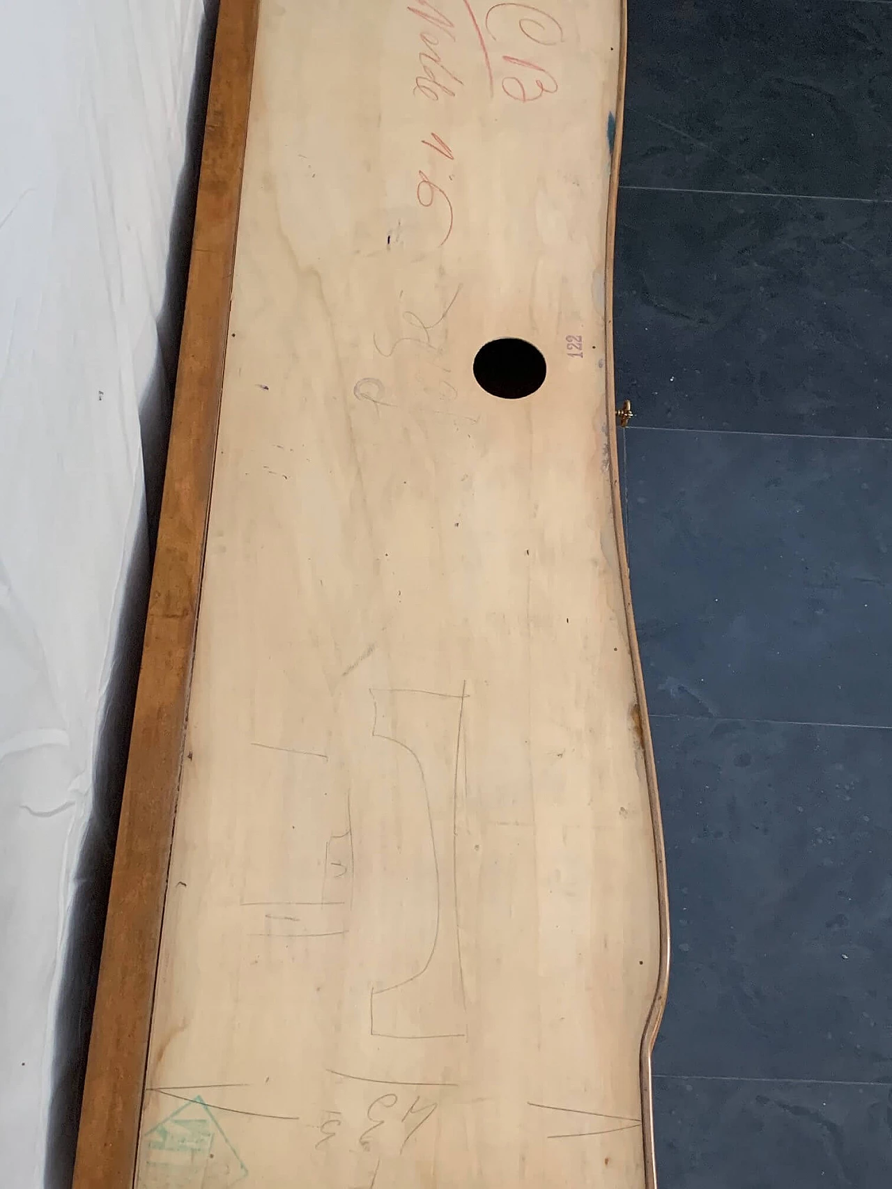 Cassettiera e coppia di comodini di Saffa Milano, anni '50 1095188