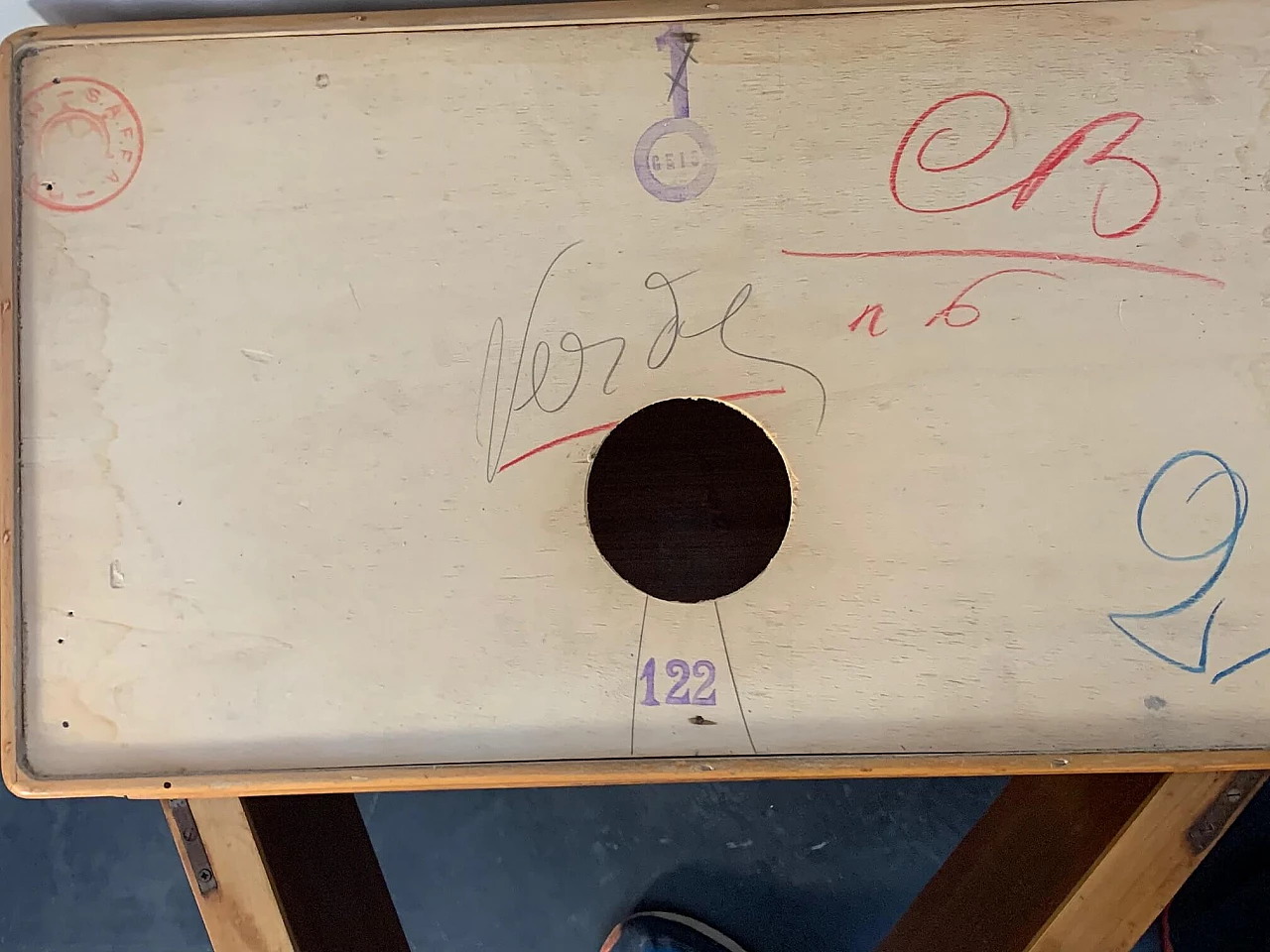 Cassettiera e coppia di comodini di Saffa Milano, anni '50 1095189