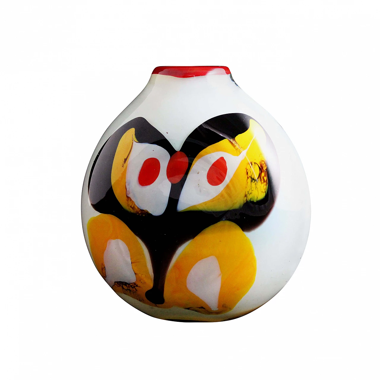 Opaline glass vase by Ludmilla & Dimitri Shushkanov, 1970s 1095242