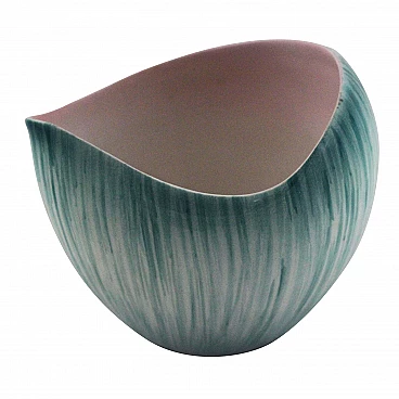 Ceramic vase signed ViBi Torino, 1950s