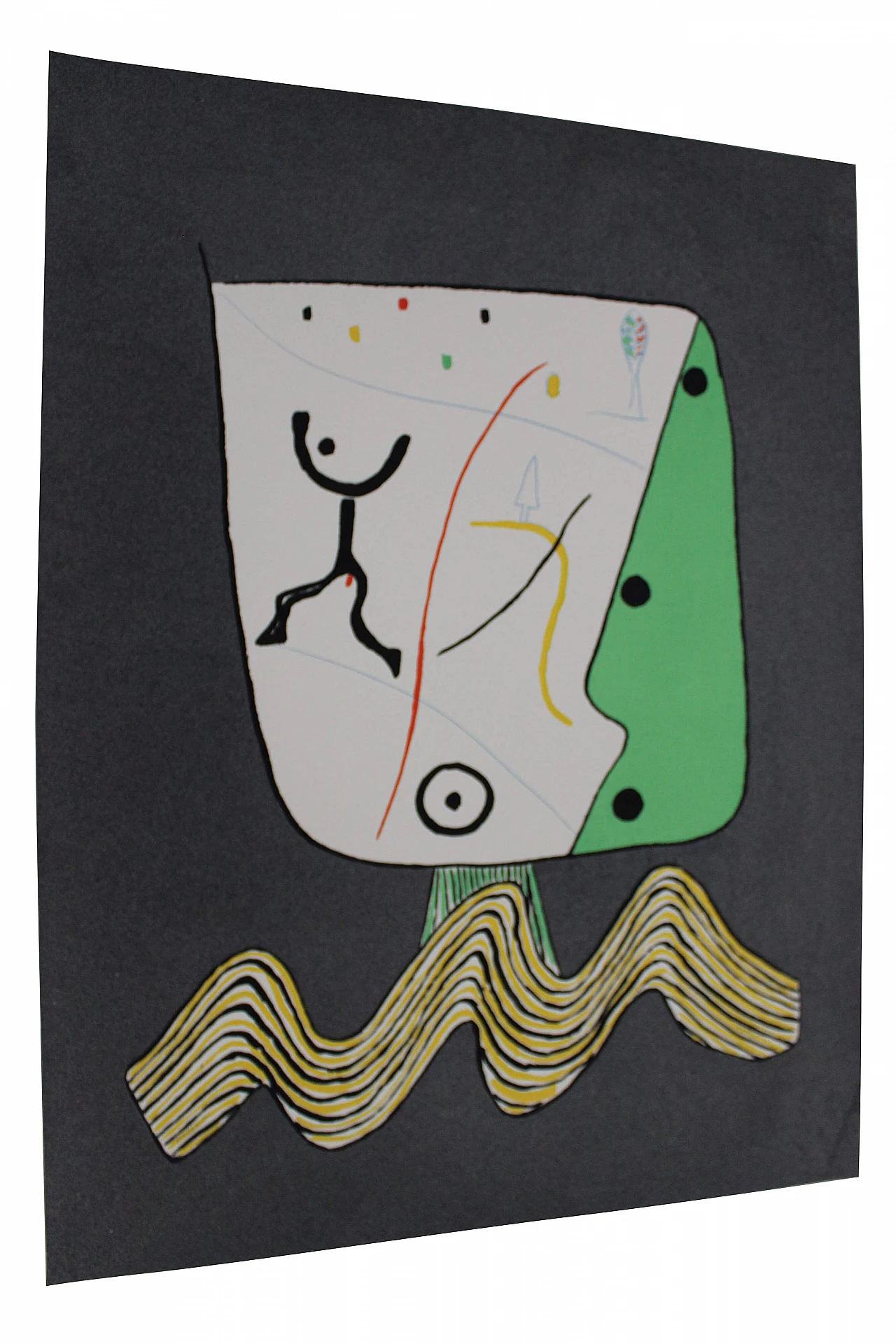 Litografia di Marcello Pirro per Fiorenzo Fallani Venezia, anni '70 1095312