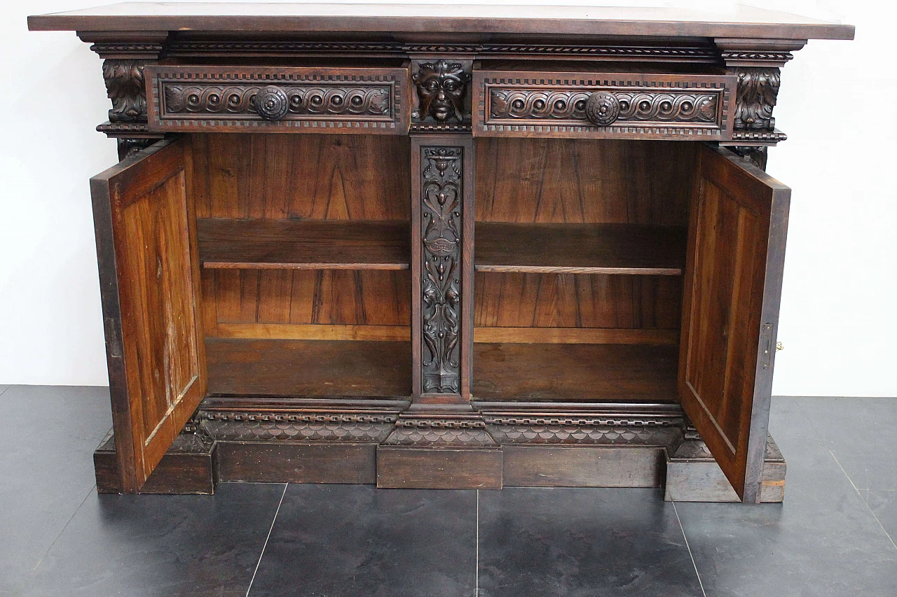 Richly and finely carved neo-renaissance sideboard 1095447