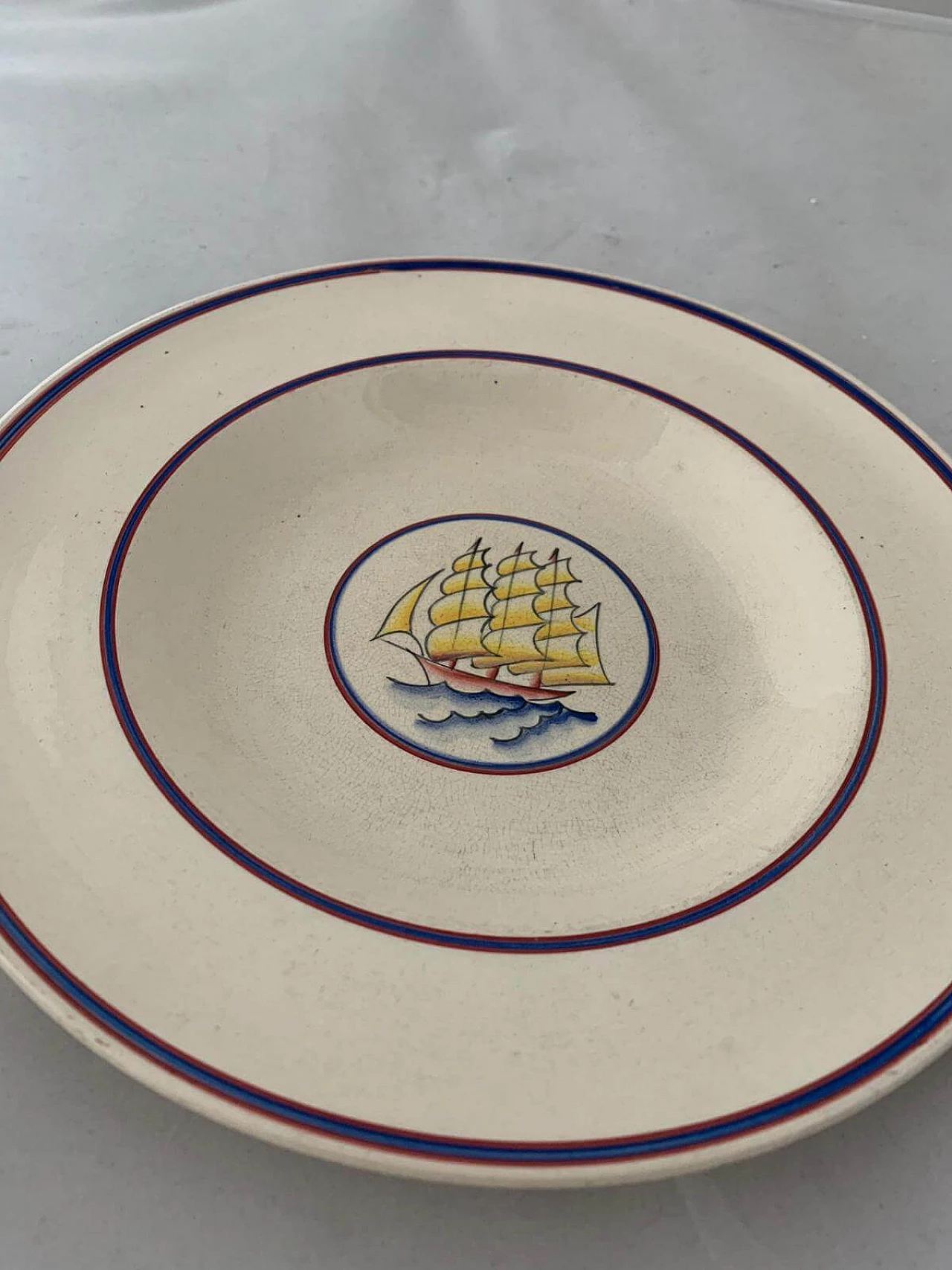 Soup Plate by Gio Ponti for Richard Ginori, 1930s 1095471