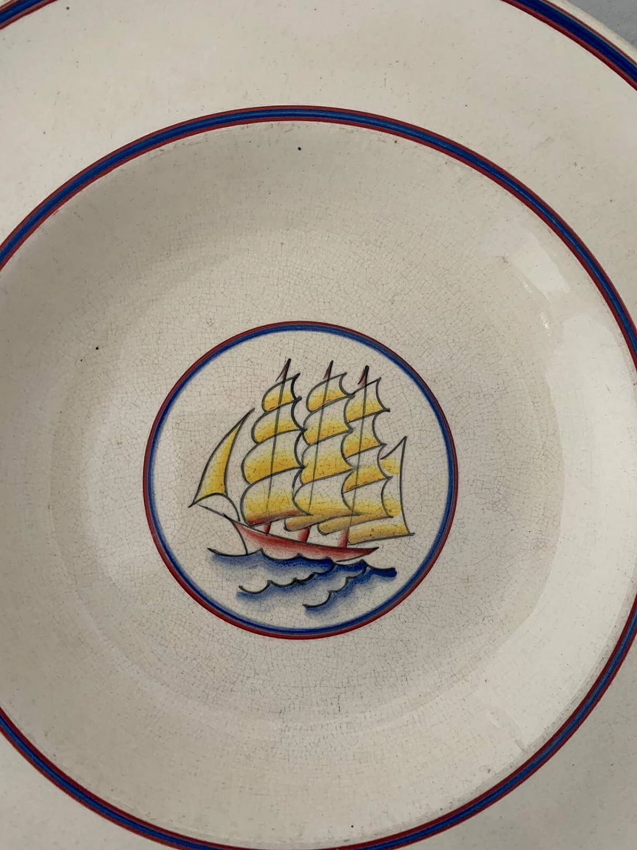 Soup Plate by Gio Ponti for Richard Ginori, 1930s 1095472