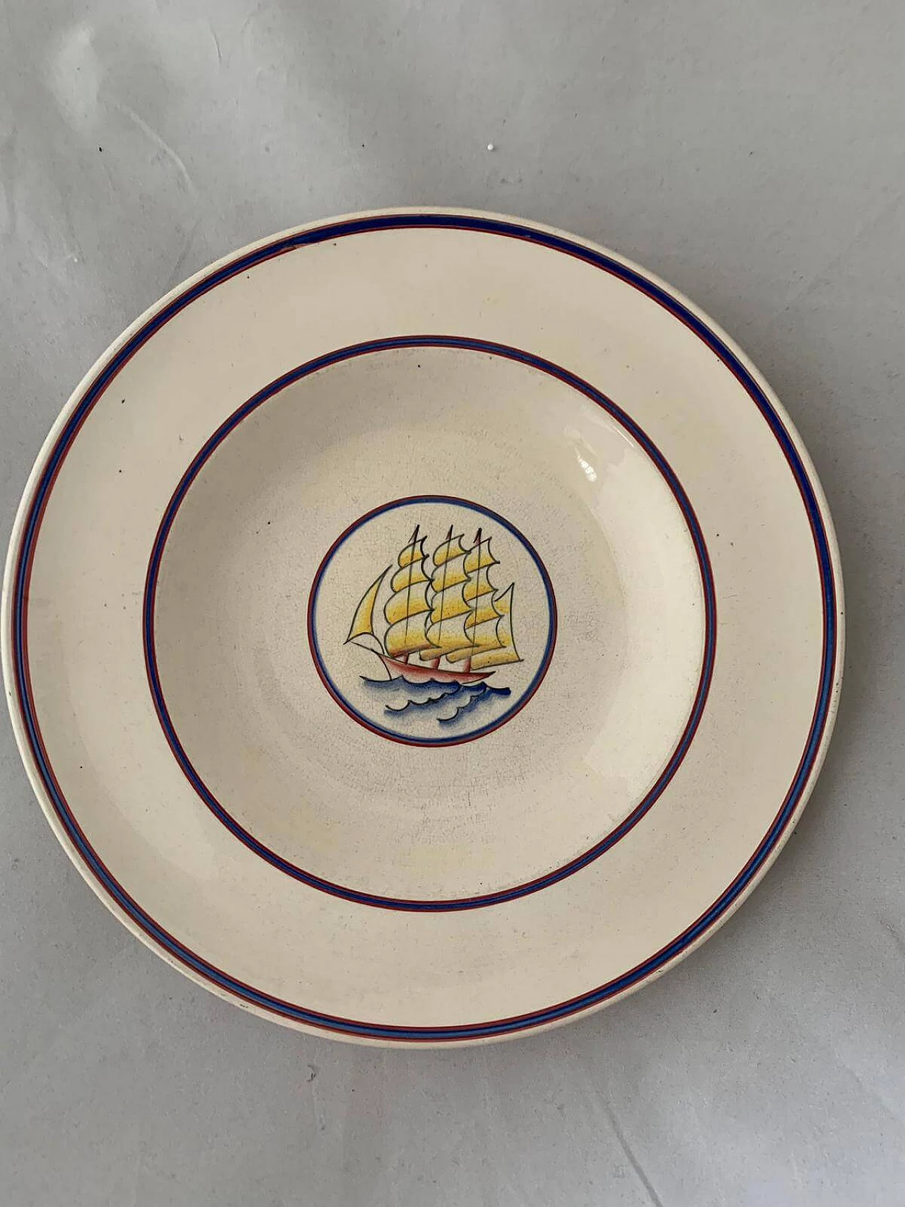 Soup Plate by Gio Ponti for Richard Ginori, 1930s 1095476
