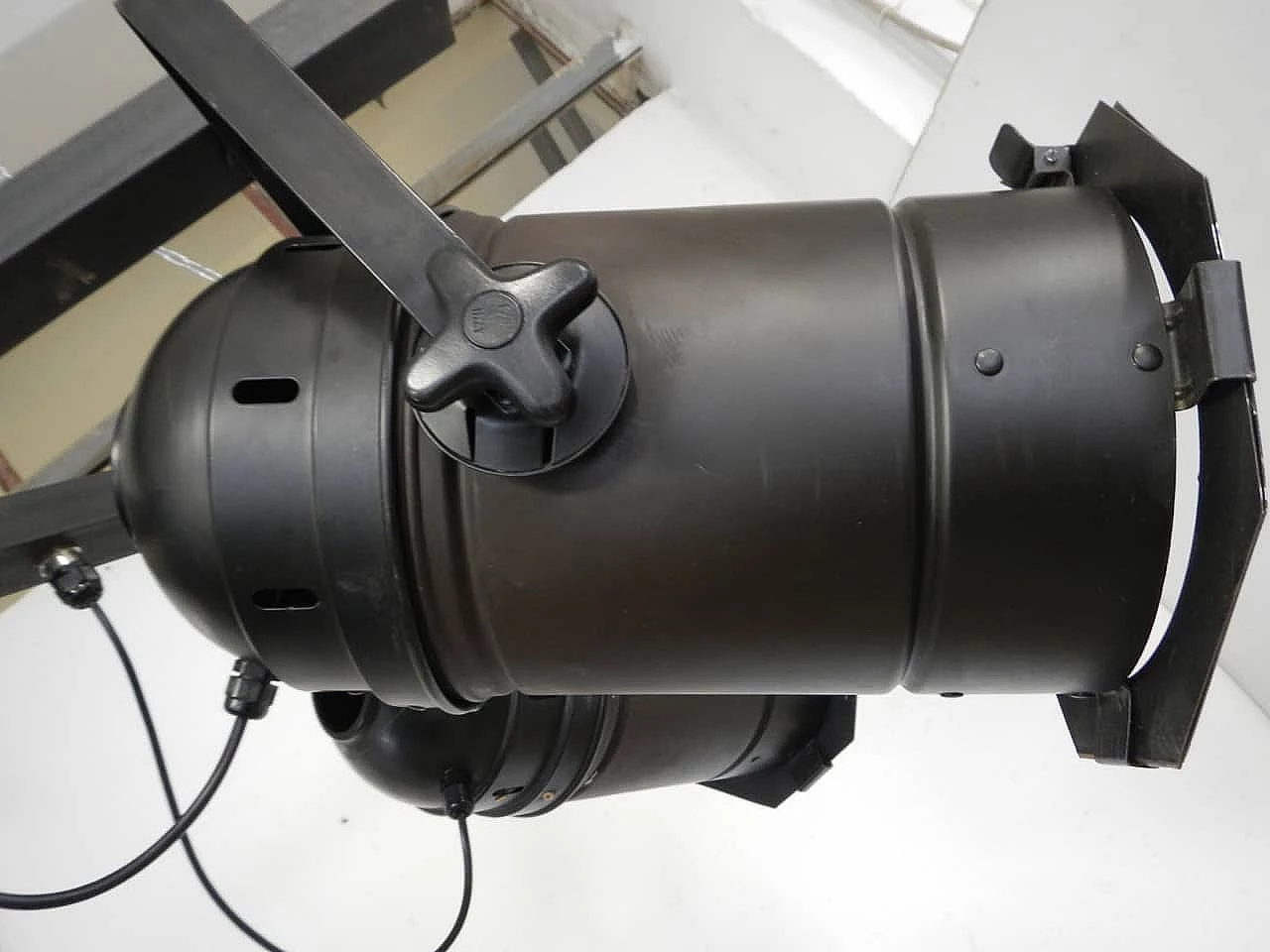 Vintage theatre ceiling lamp with 5 lights, 80s 1095749