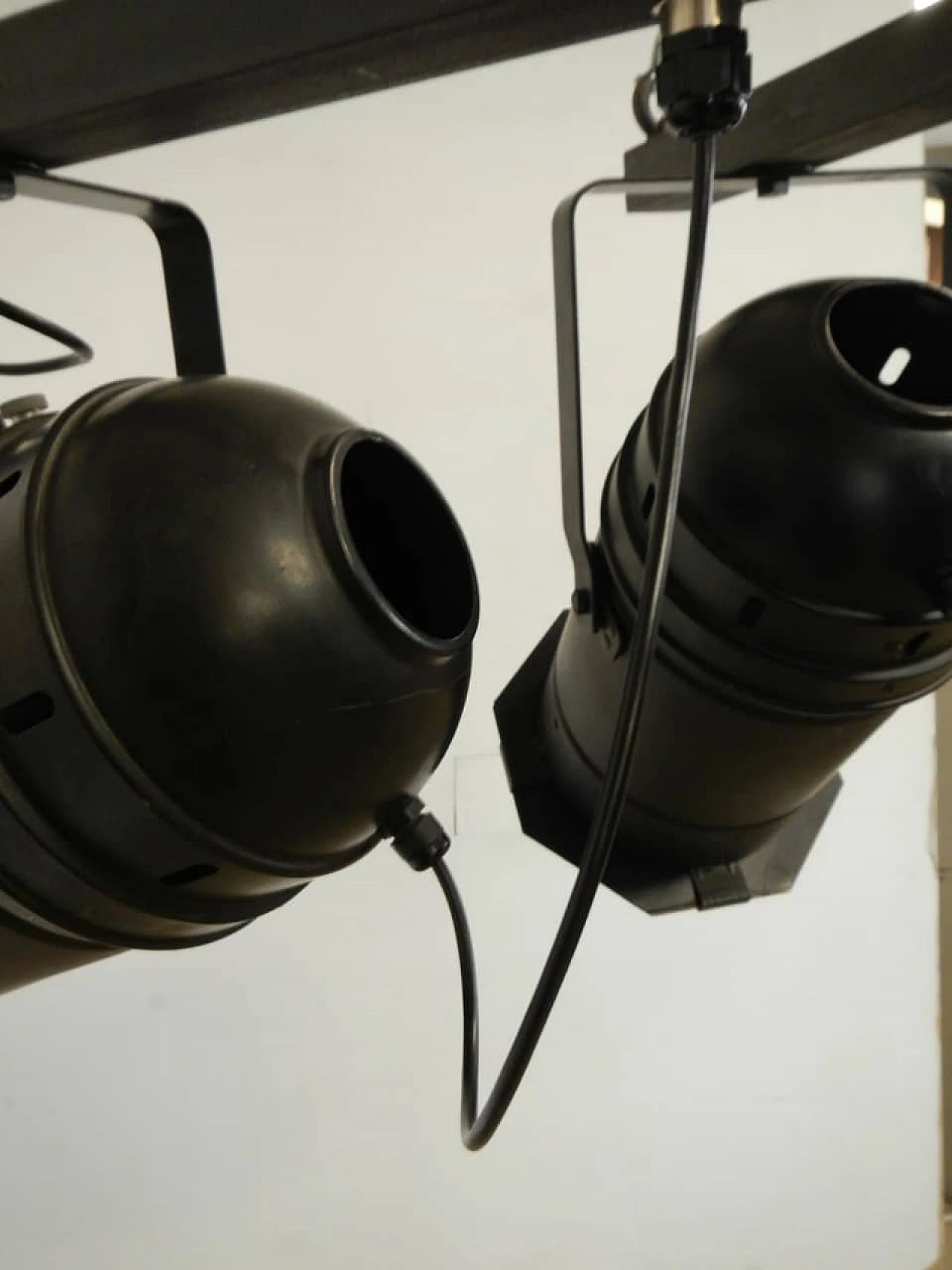 Vintage theatre ceiling lamp with 5 lights, 80s 1095751