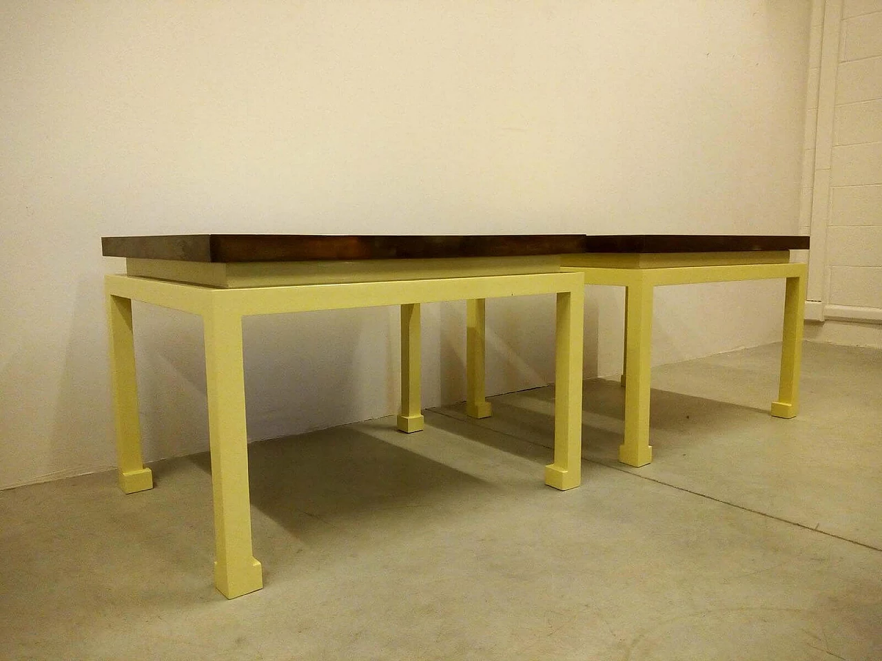 Pair of side tables Maison Jansen, 1970s 1096174