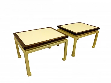 Pair of side tables Maison Jansen, 1970s