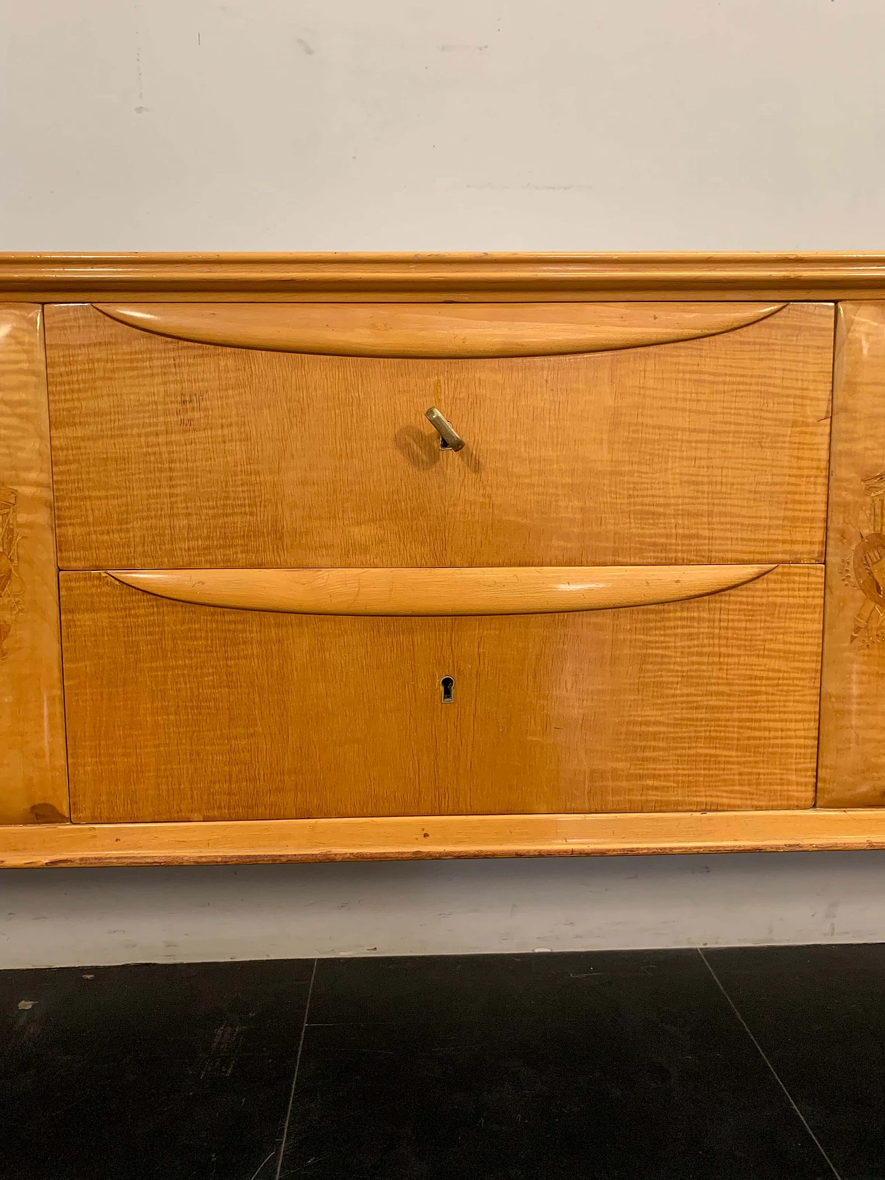 Maple dresser with mirror, 1950s 1096558