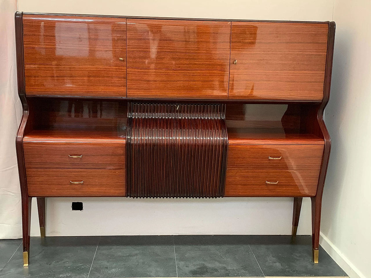 Credenza in palissandro di Osvaldo Borsani per ABV, 1948 1096589