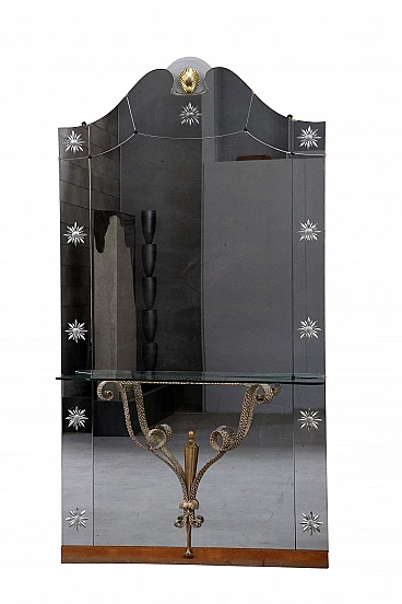 Tavolo da Consolle di Pier Luigi Colli per il Mobilificio Colli, anni '40