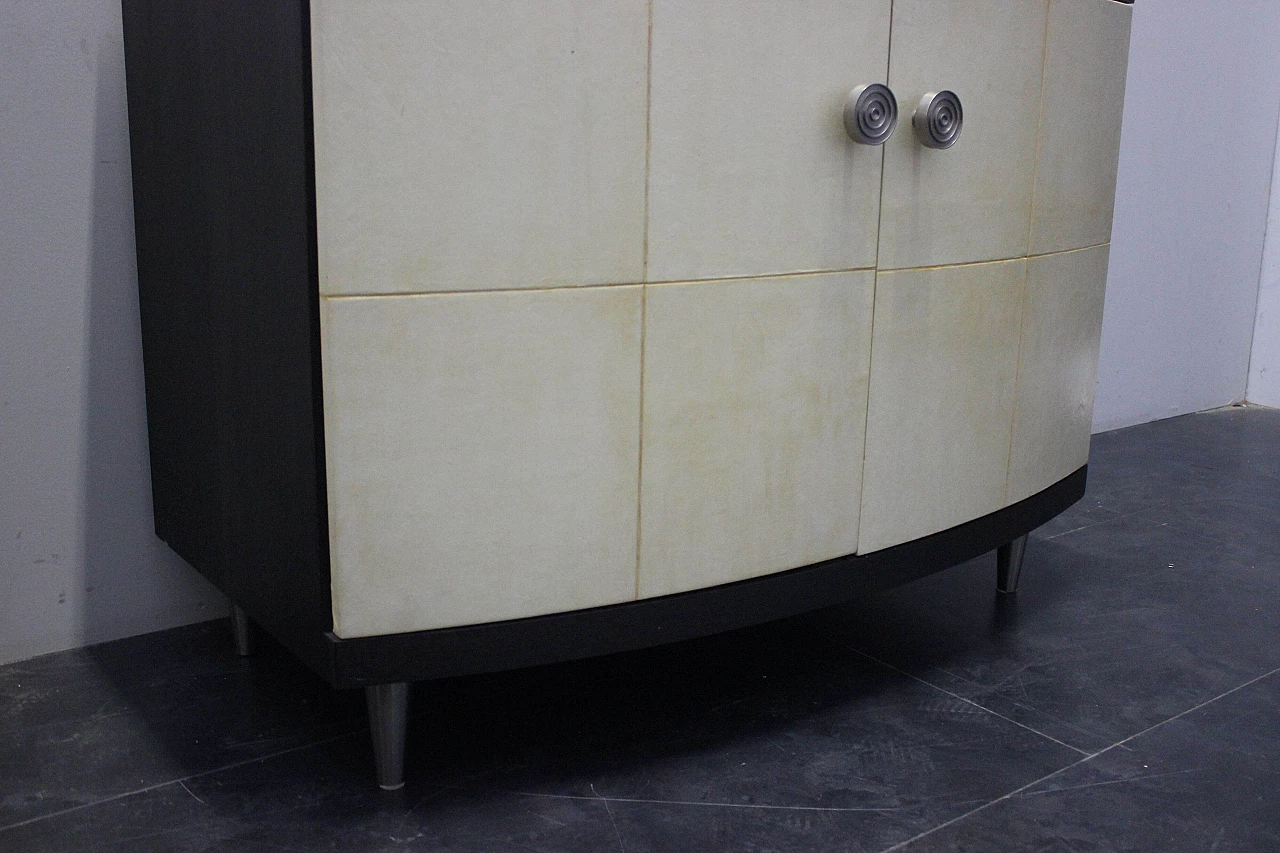 Wenge & Parchment Cabinet, 1970s 1097250