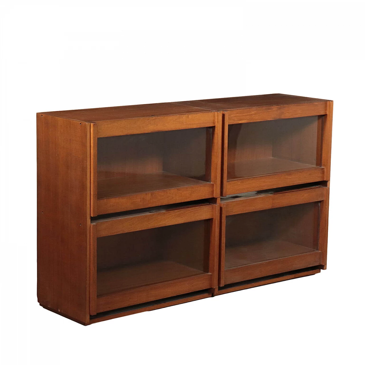 Display cabinet with retractable doors, 70s 1097528