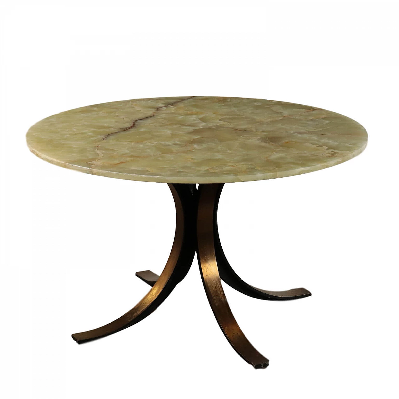 Osvaldo Borsani table with onyx top, 1960s 1097561