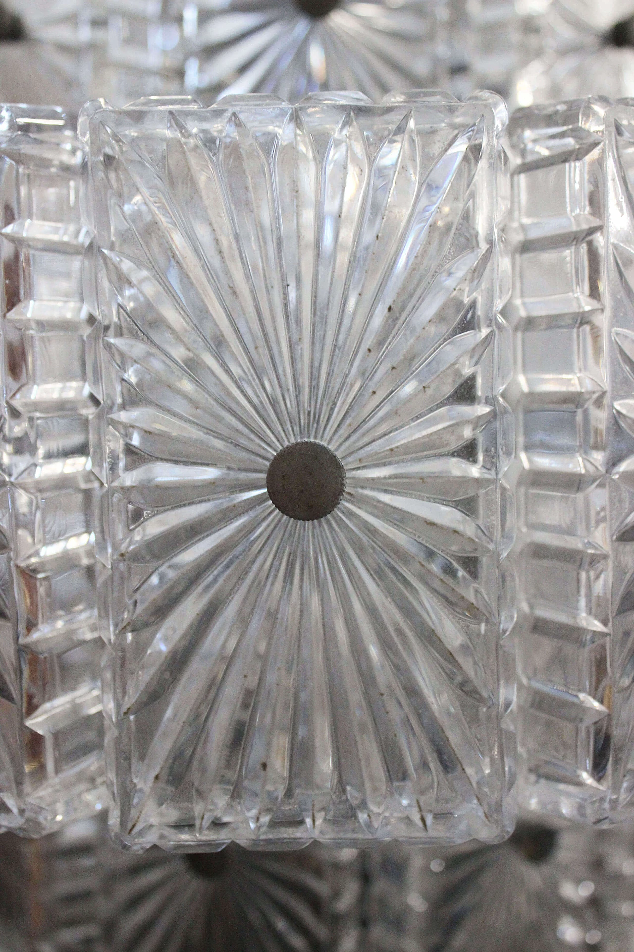 Cut crystal chandelier, 1970s 1097768