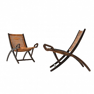 Pair of Ninfea chairs by Gio Ponti for Reguitti