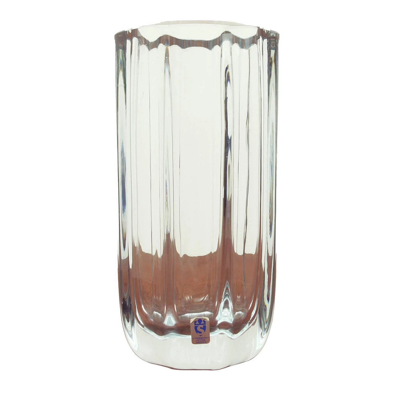 Crystal vase  by Asta Stromberg for Strömbergshyttan, 50s 1098225